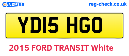YD15HGO are the vehicle registration plates.