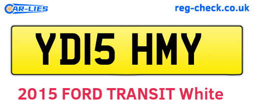 YD15HMY are the vehicle registration plates.