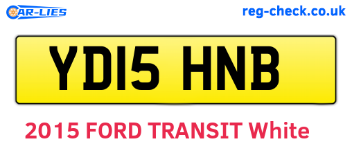YD15HNB are the vehicle registration plates.