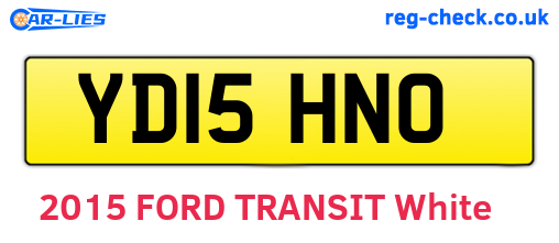 YD15HNO are the vehicle registration plates.