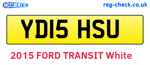 YD15HSU are the vehicle registration plates.