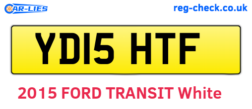 YD15HTF are the vehicle registration plates.