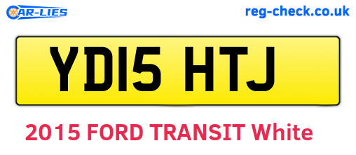 YD15HTJ are the vehicle registration plates.