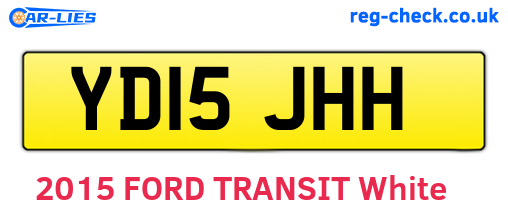 YD15JHH are the vehicle registration plates.
