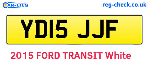 YD15JJF are the vehicle registration plates.