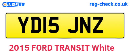 YD15JNZ are the vehicle registration plates.