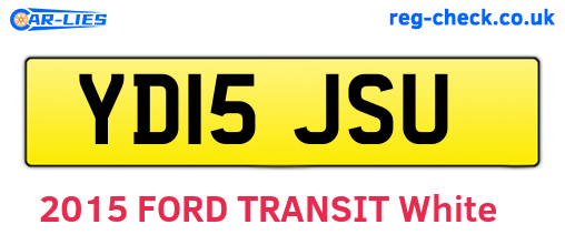 YD15JSU are the vehicle registration plates.