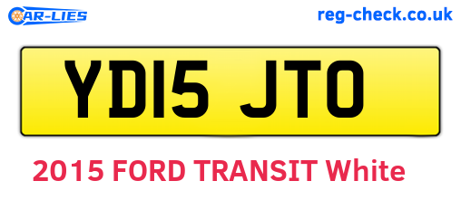 YD15JTO are the vehicle registration plates.