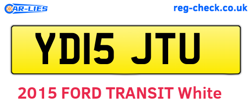 YD15JTU are the vehicle registration plates.