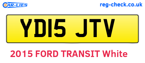 YD15JTV are the vehicle registration plates.