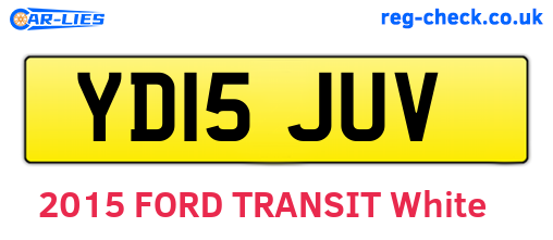 YD15JUV are the vehicle registration plates.
