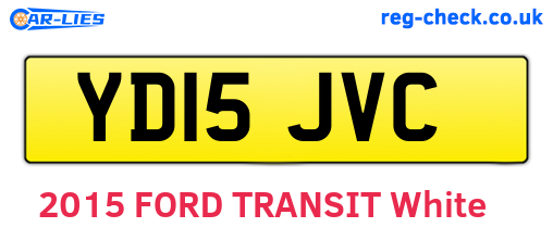 YD15JVC are the vehicle registration plates.