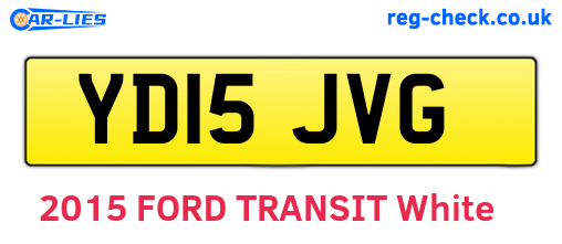 YD15JVG are the vehicle registration plates.
