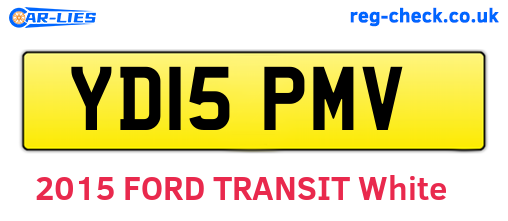 YD15PMV are the vehicle registration plates.