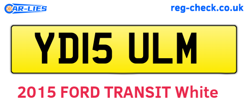 YD15ULM are the vehicle registration plates.