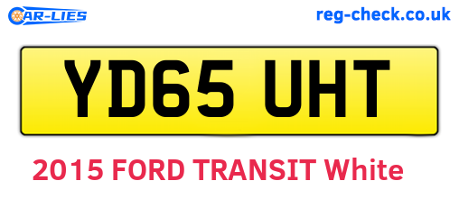YD65UHT are the vehicle registration plates.