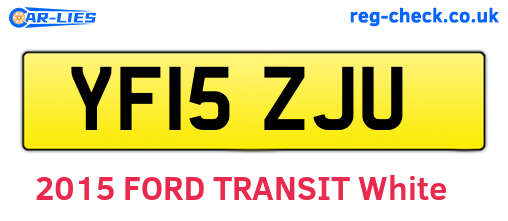 YF15ZJU are the vehicle registration plates.