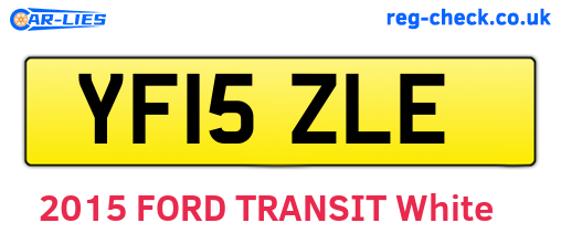 YF15ZLE are the vehicle registration plates.