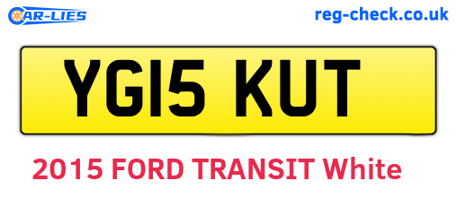YG15KUT are the vehicle registration plates.