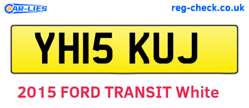 YH15KUJ are the vehicle registration plates.