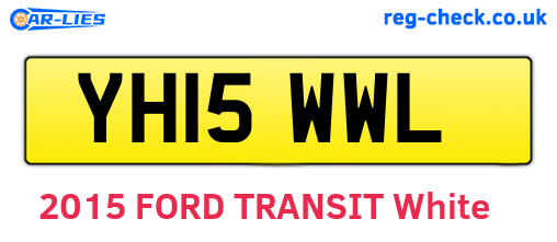 YH15WWL are the vehicle registration plates.