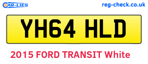 YH64HLD are the vehicle registration plates.