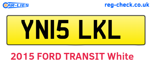 YN15LKL are the vehicle registration plates.