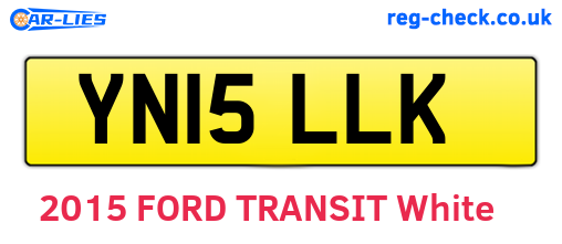 YN15LLK are the vehicle registration plates.