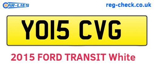 YO15CVG are the vehicle registration plates.