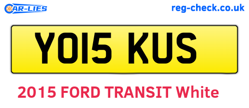 YO15KUS are the vehicle registration plates.