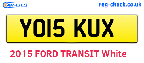 YO15KUX are the vehicle registration plates.
