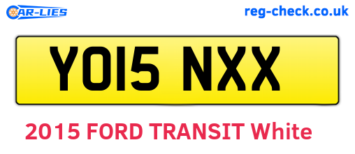 YO15NXX are the vehicle registration plates.