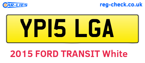 YP15LGA are the vehicle registration plates.