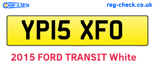 YP15XFO are the vehicle registration plates.