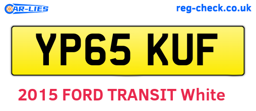 YP65KUF are the vehicle registration plates.