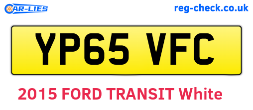 YP65VFC are the vehicle registration plates.