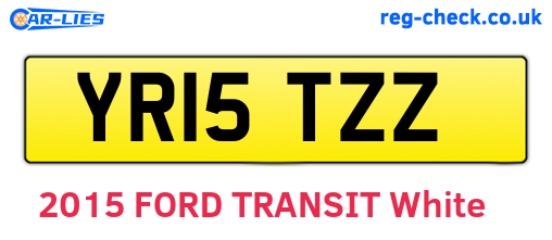 YR15TZZ are the vehicle registration plates.