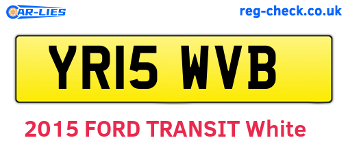 YR15WVB are the vehicle registration plates.