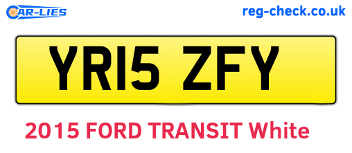 YR15ZFY are the vehicle registration plates.