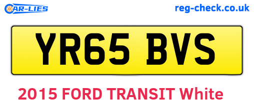 YR65BVS are the vehicle registration plates.