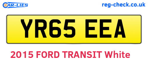 YR65EEA are the vehicle registration plates.