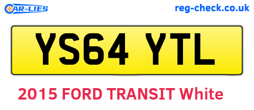 YS64YTL are the vehicle registration plates.