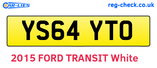 YS64YTO are the vehicle registration plates.