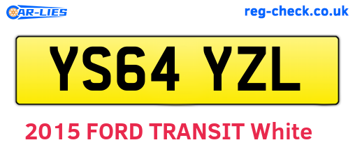 YS64YZL are the vehicle registration plates.