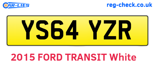 YS64YZR are the vehicle registration plates.
