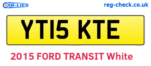 YT15KTE are the vehicle registration plates.