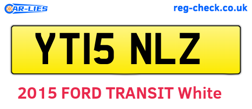 YT15NLZ are the vehicle registration plates.