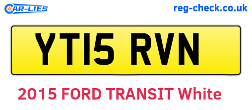 YT15RVN are the vehicle registration plates.