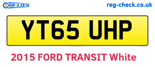 YT65UHP are the vehicle registration plates.