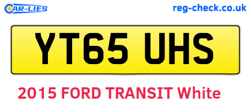 YT65UHS are the vehicle registration plates.